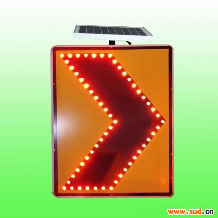 弯道线形诱导标志牌太阳能