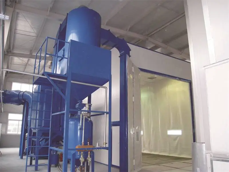 机械回收型喷砂房特点及使用范围