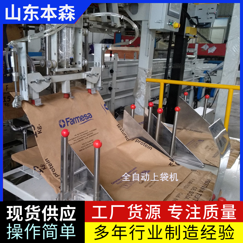 全自动套袋包装机自动给袋机械设备厂家直销