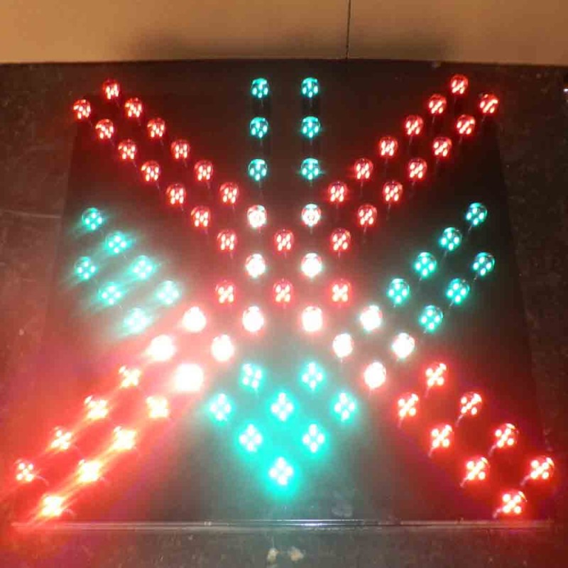 车道指示信号灯 红叉绿箭头信号灯led警示灯报价