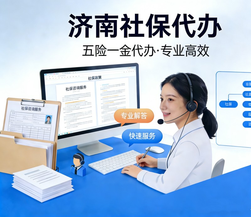 济南五险代理/代缴社保/济南代办五险一金