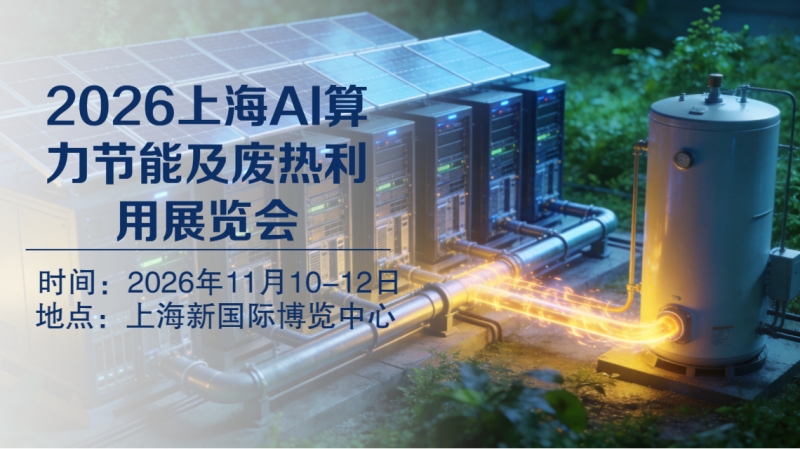 2026「AI算力节能展」上海AI算力节能及废热利用展会