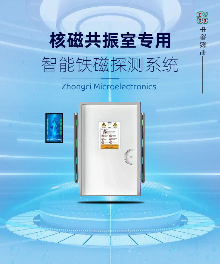 中磁-铁磁探测系统双柱8分区