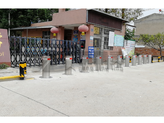 湖北不锈钢升降立柱 液压一体式升降柱